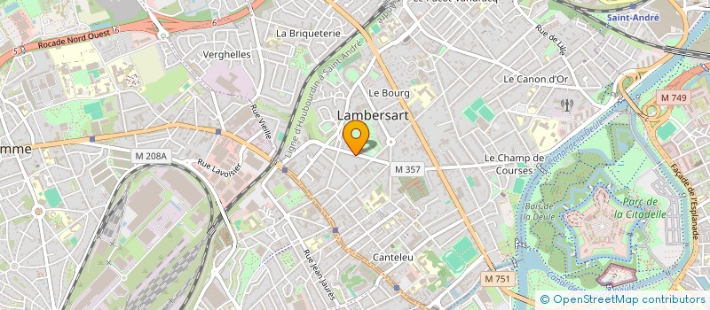 localisation de l'entreprise DELOU à LAMBERSART