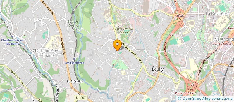 localisation de l'entreprise DELOUIS TD LMNP  ECULLY