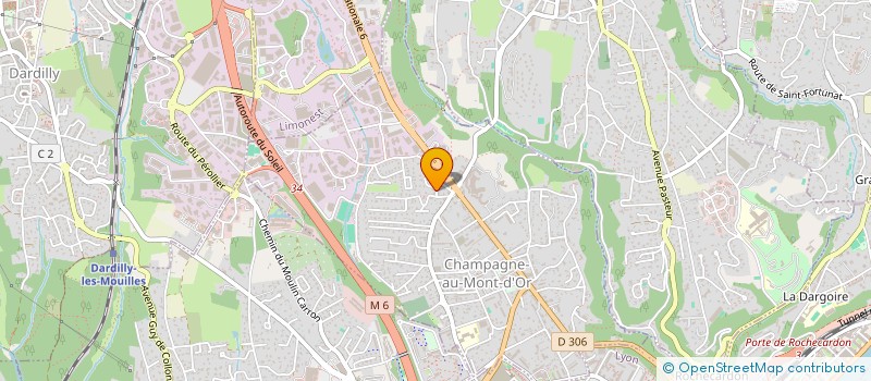 localisation de l'entreprise DELOUNA  CHAMPAGNE-AU-MONT-D'OR