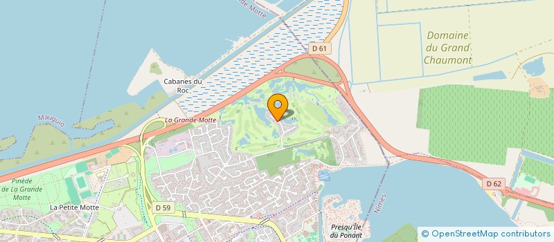 localisation de l'entreprise DELOUS GRANDE MOTTE  LA GRANDE-MOTTE