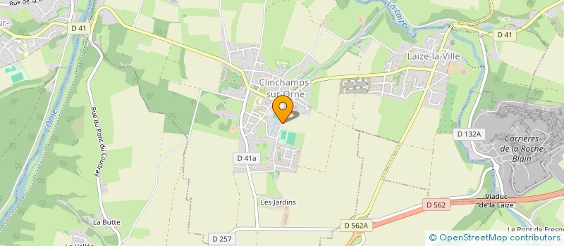 localisation de l'entreprise DELOVAN  LAIZE-CLINCHAMPS