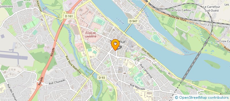 localisation de l'entreprise DELOYS VOLONTAIRE à SAUMUR