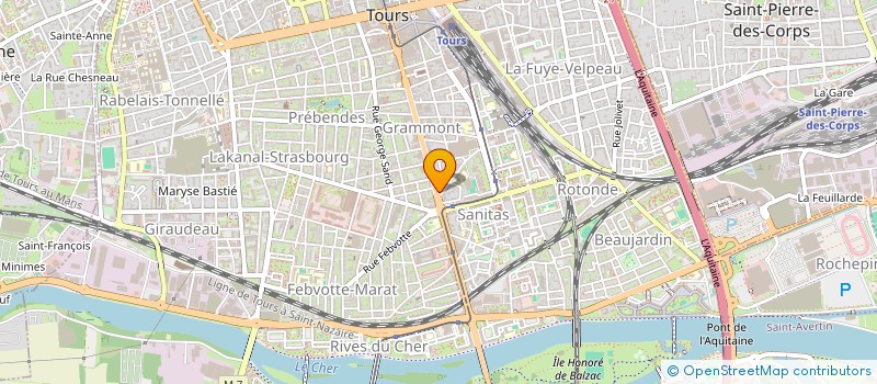 localisation de l'entreprise DELPAO  TOURS