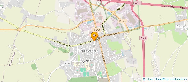 localisation de l'entreprise DELPAS  BOURG-ACHARD