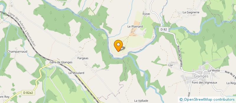 localisation de l'entreprise DELPECH à SAINT-GENEST-SUR-ROSELLE