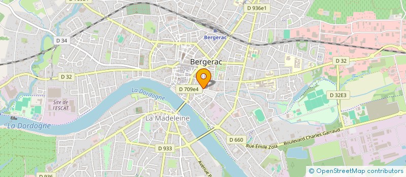 localisation de l'entreprise DELPERIER à BERGERAC