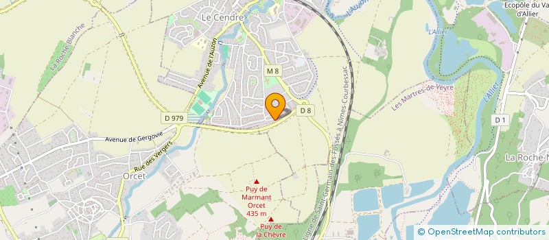 localisation de l'entreprise DELPEUCH NADINE ET PY BOUILLOT MONIQUE  LE CENDRE