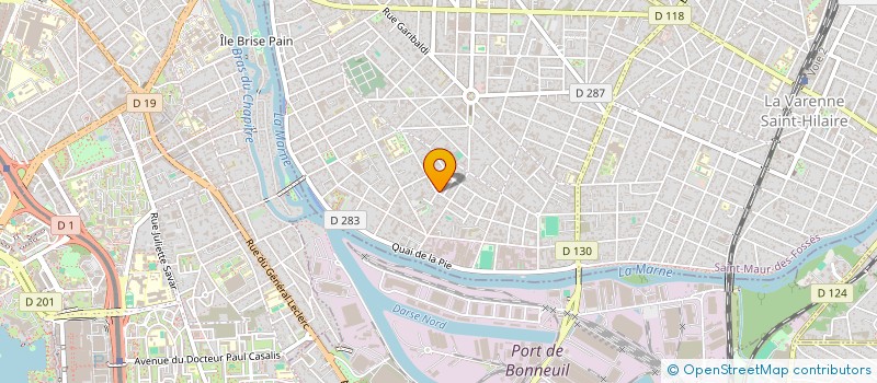 localisation de l'entreprise DELPEYRE à SAINT-MAUR-DES-FOSSES