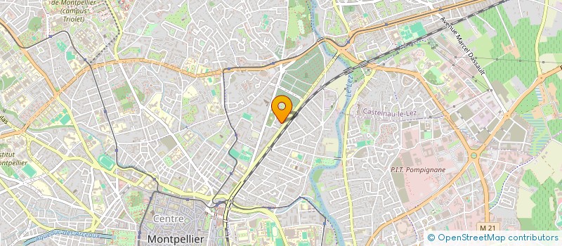 localisation de l'entreprise DELPH PRODUCTION à MONTPELLIER