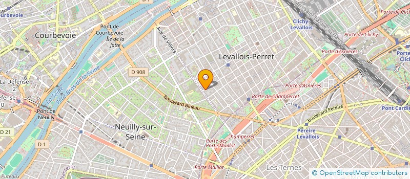 localisation de l'entreprise DELPHAJE à LEVALLOIS-PERRET