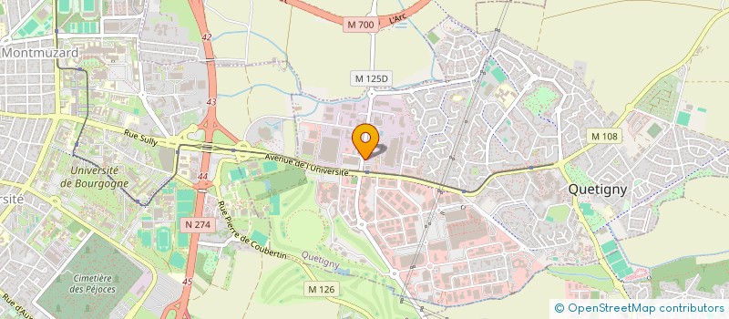 localisation de l'entreprise DELPHARM DIJON  QUETIGNY