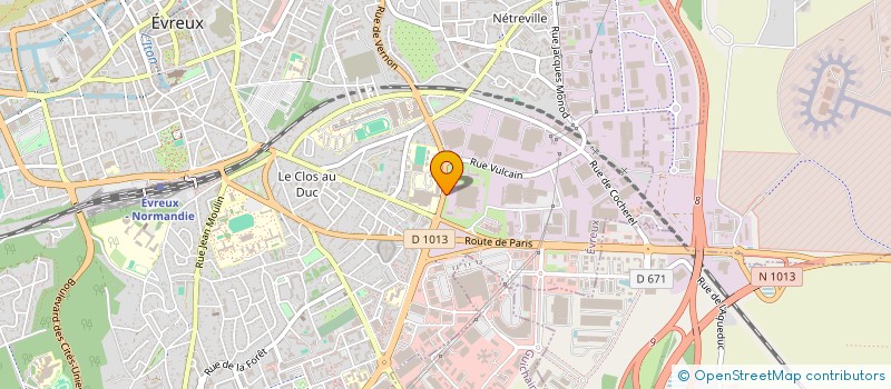localisation de l'entreprise DELPHARM EVREUX à EVREUX