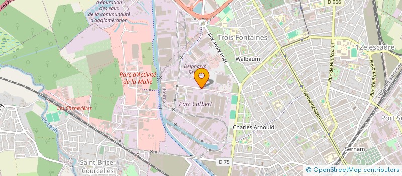 localisation de l'entreprise DELPHARM REIMS  REIMS