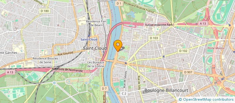 localisation de l'entreprise DELPHARM SERVICES  BOULOGNE-BILLANCOURT