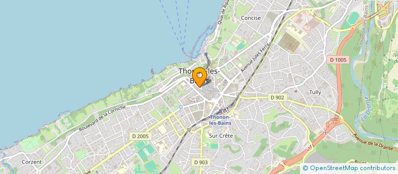 localisation de l'entreprise DELPHEA à THONON-LES-BAINS