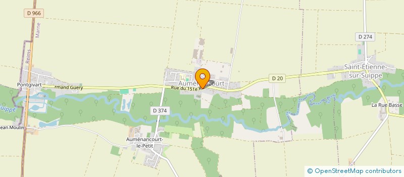 localisation de l'entreprise DELPHES  AUMENANCOURT