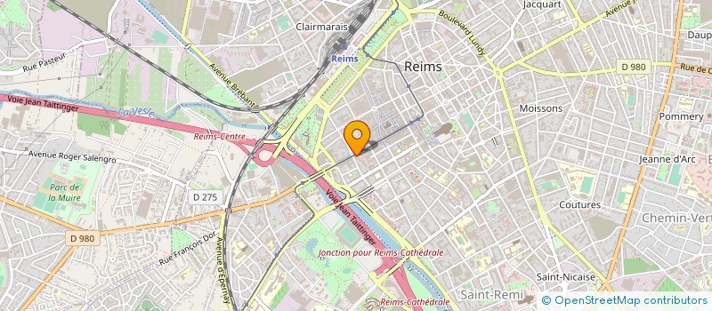 localisation de l'entreprise DELPHES  REIMS