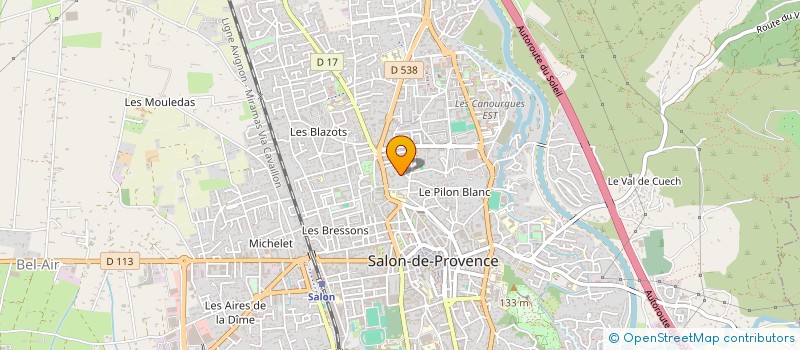 localisation de l'entreprise DELPHI  SALON-DE-PROVENCE