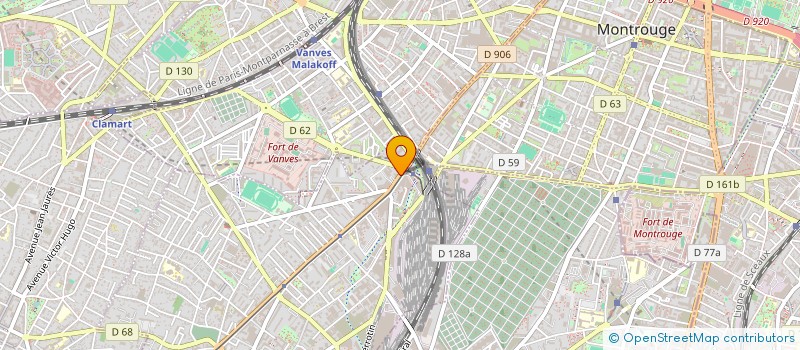 localisation de l'entreprise DELPHI PARIS  CHATILLON