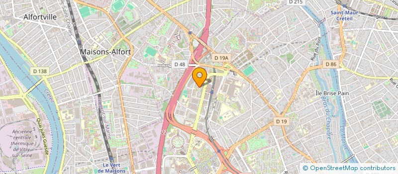 localisation de l'entreprise DELPHI SA à CRETEIL