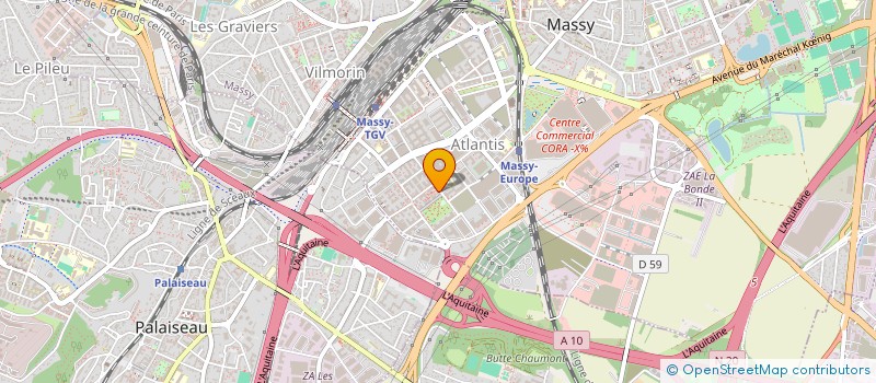 localisation de l'entreprise DELPHILIA CONSTRUCTION  WISSOUS