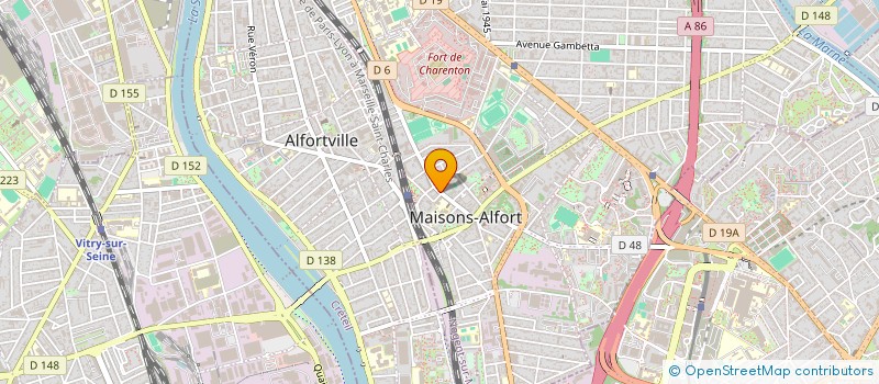 localisation de l'entreprise DELPHIMMO à MAISONS-ALFORT