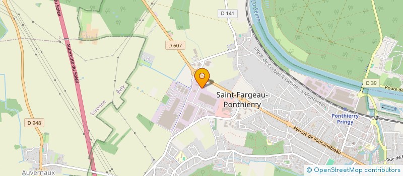 localisation de l'entreprise DELPHIN IMMO  SAINT-FARGEAU-PONTHIERRY