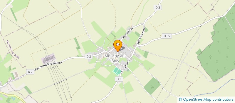 localisation de l'entreprise DELPHIN-PETIT  MONCHY-AU-BOIS