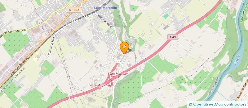 localisation de l'entreprise DELPHINALE  SAINT-MARCELLIN