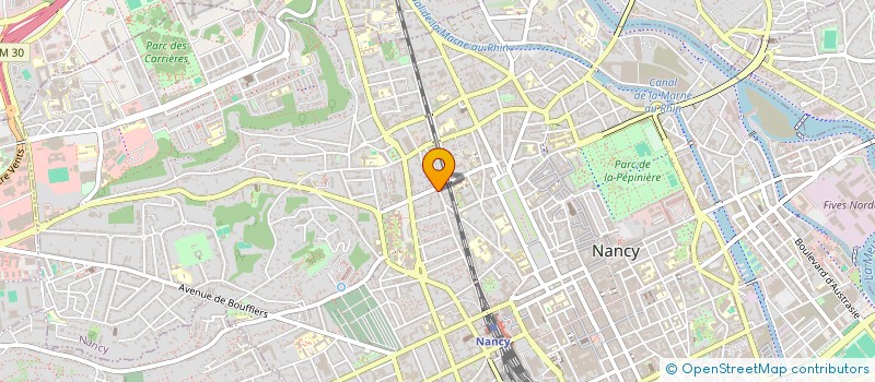 localisation de l'entreprise DELPHINE 2013  VANDUVRE-LES-NANCY