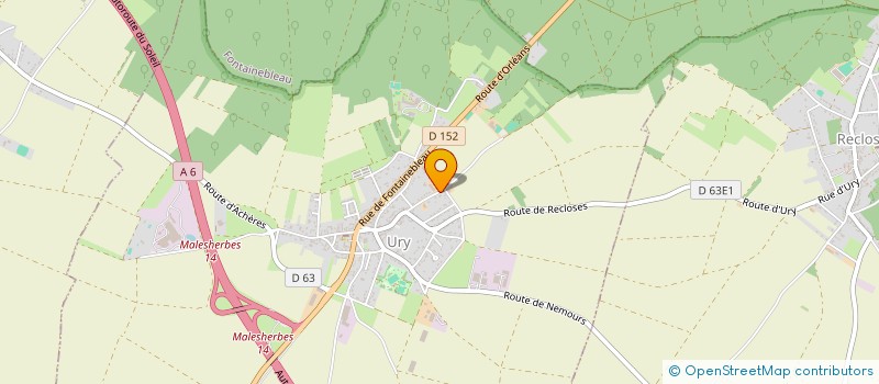 localisation de l'entreprise DELPHINE  URY