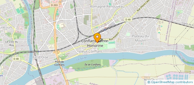 localisation de l'entreprise DELPHINE  CONFLANS-SAINTE-HONORINE