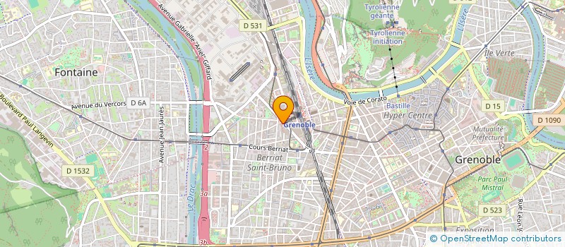 localisation de l'entreprise DELPHINE BRESSY-RANSCH à GRENOBLE