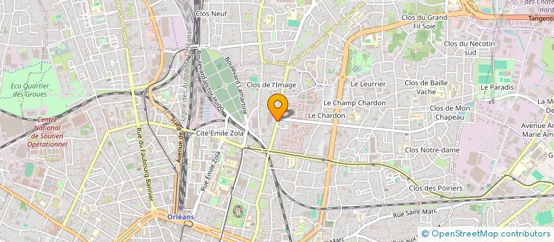 localisation de l'entreprise DELPHINE DEHE HOLDING  ORLEANS