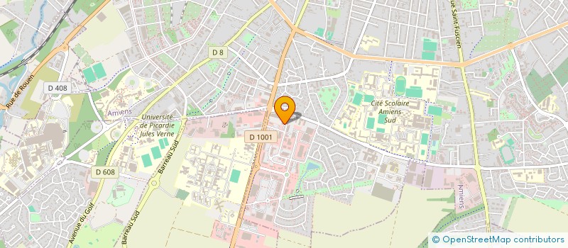 localisation de l'entreprise DELPHINE FOURNIER  AMIENS