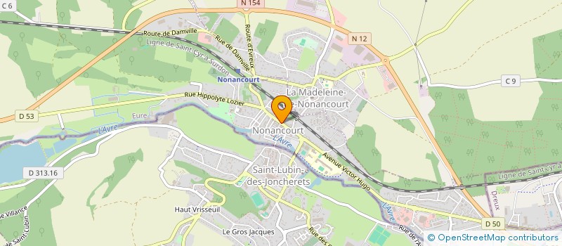 localisation de l'entreprise DELPHINE GARCIA COIFFURE  NONANCOURT