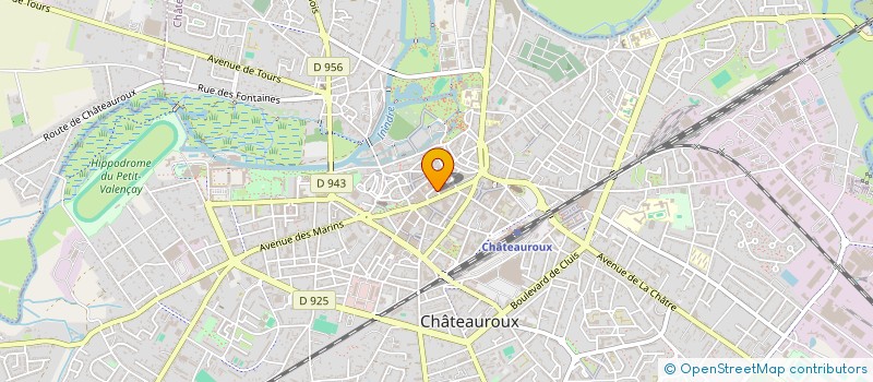 localisation de l'entreprise DELPHINE KIVOU COIFF à CHATEAUROUX