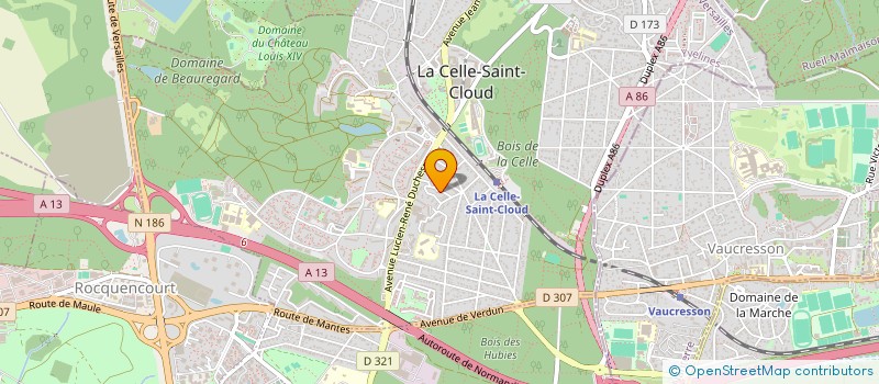 localisation de l'entreprise DELPHINE LAURENT  LA CELLE-SAINT-CLOUD