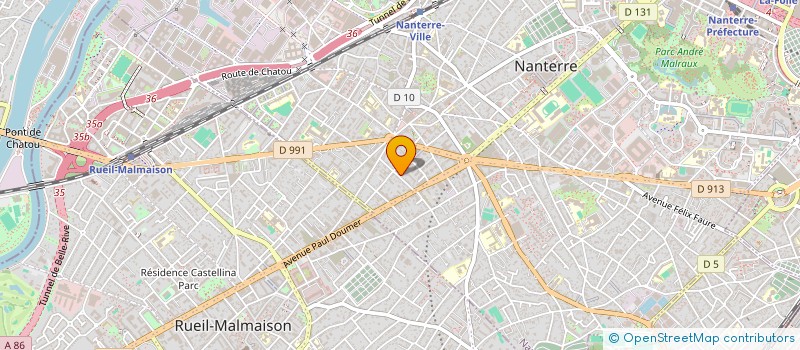 localisation de l'entreprise DELPHINE PRECHEUR à NANTERRE