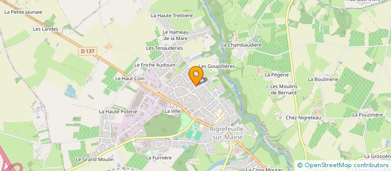 localisation de l'entreprise DELPHINE RENOVE  AIGREFEUILLE-SUR-MAINE