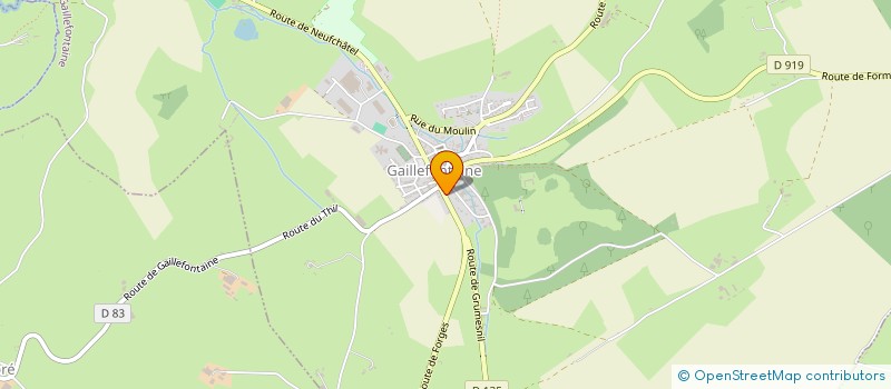 localisation de l'entreprise DELPHINE RIQUIER MERCIER NOTAIRE  GAILLEFONTAINE