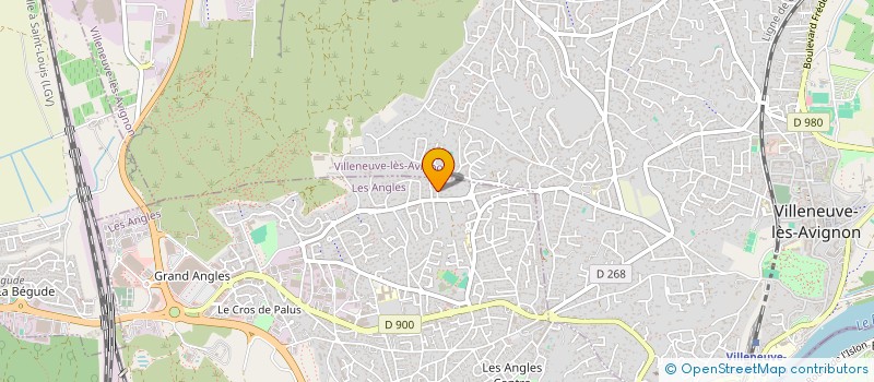 localisation de l'entreprise DELPHINEA  LES ANGLES