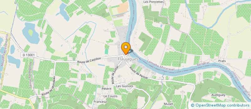 localisation de l'entreprise DELPHINIUM  FLAUJAGUES