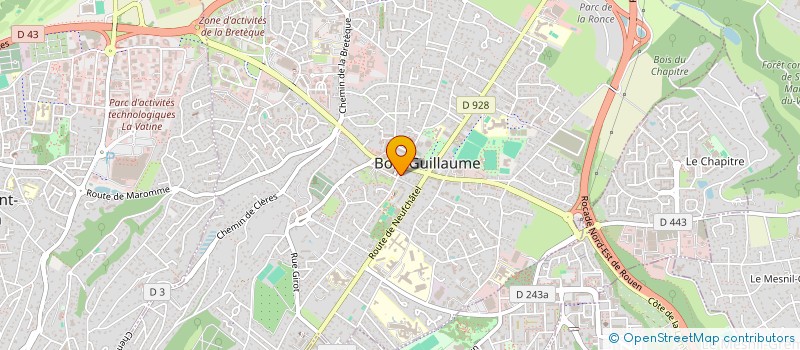 localisation de l'entreprise DELPHINVEST à BOIS-GUILLAUME