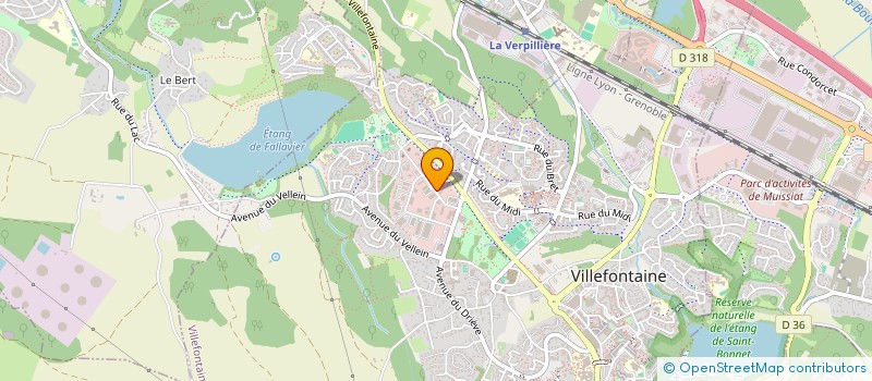 localisation de l'entreprise DELPHIS  VILLEFONTAINE