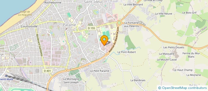 localisation de l'entreprise DELPHIS à SAINT-MALO