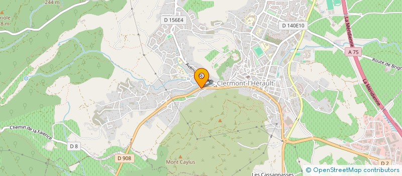 localisation de l'entreprise DELPHISA  CLERMONT-L'HERAULT