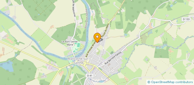 localisation de l'entreprise DELPHITEC IMMO  MALICORNE-SUR-SARTHE