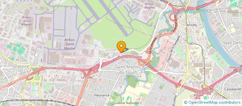 localisation de l'entreprise DELPHY AVIATION ADVISORY à TOULOUSE