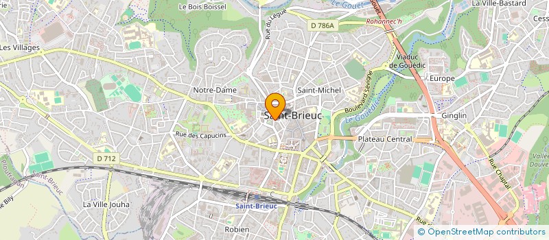 localisation de l'entreprise DELPHY SARL à SAINT-BRIEUC